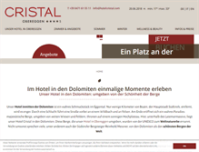 Tablet Screenshot of hotelcristal.com